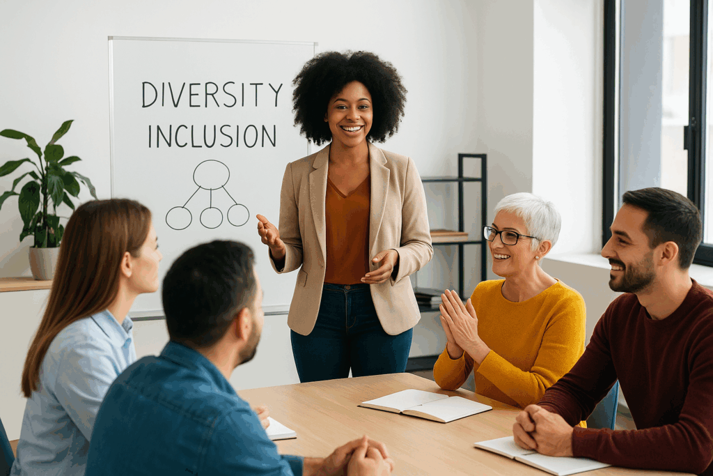 Capacitación en diversidad e inclusión para prevenir la discriminación.