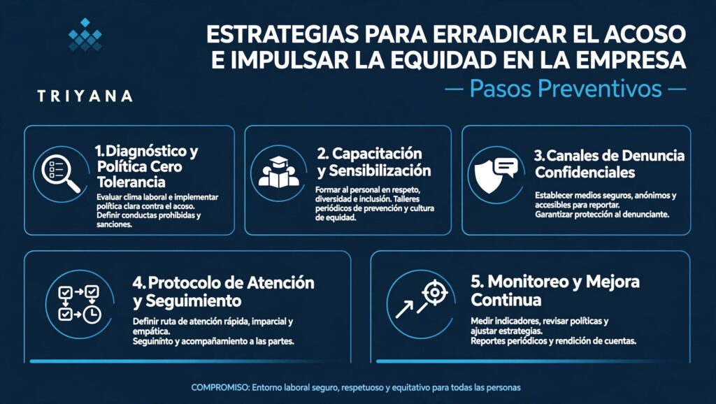 Prevención del acoso laboral y equidad en la empresa en el entorno de trabajo